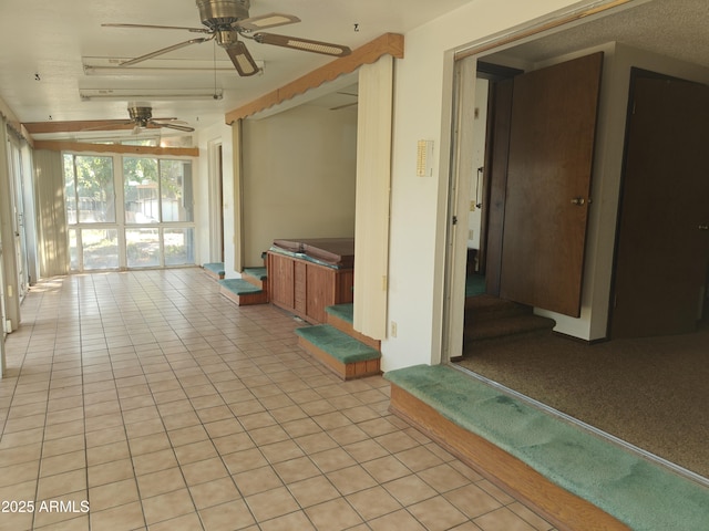 5463 E Roberts Dr, Globe, AZ 85501 - unfurnished room with ceiling fan and light tile patterned floors
