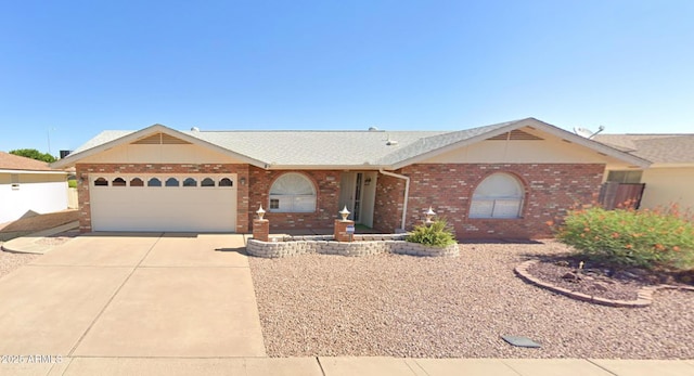 ranch-style house with a garage