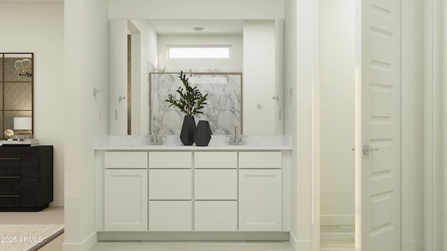 4808 S 232nd Ln, Buckeye, AZ 85326 - detailed view of double vanity and baseboards
