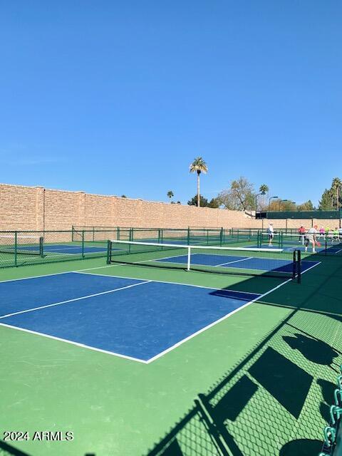 view of sport court