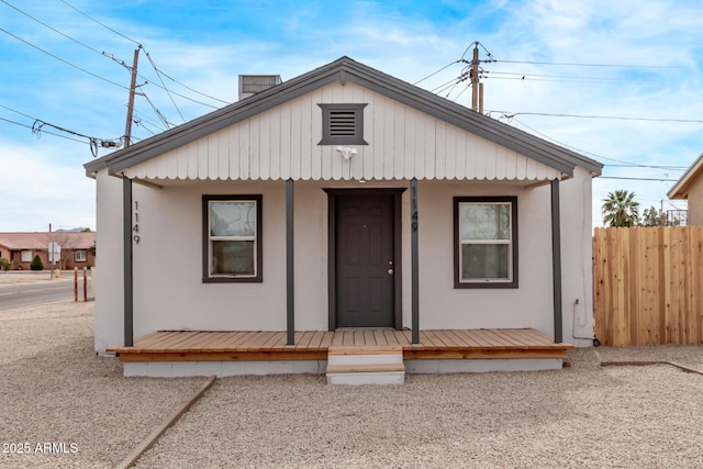 view of front of property