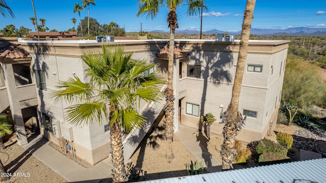 view of property featuring a mountain view