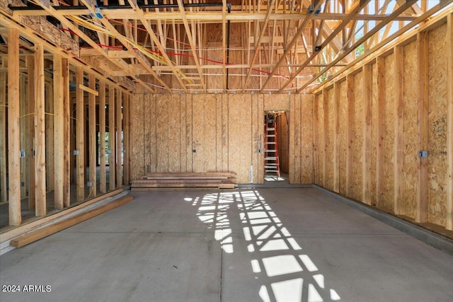 misc room featuring concrete floors