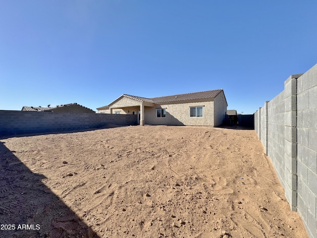 view of rear view of house