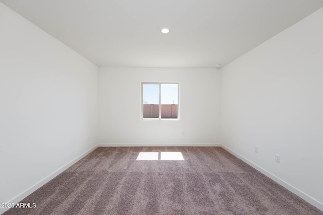 21999 E Wayward Ln, Red Rock, AZ 85145 - carpeted empty room with baseboards and recessed lighting