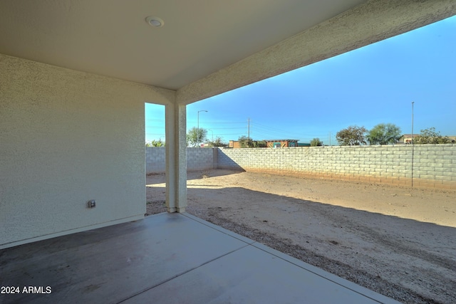 view of patio