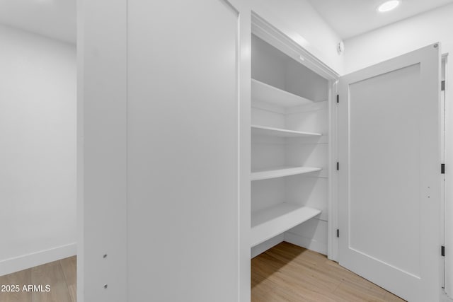 view of closet