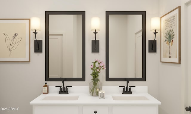 42405 W Peters Dr, Maricopa, AZ 85138 - bathroom featuring double vanity