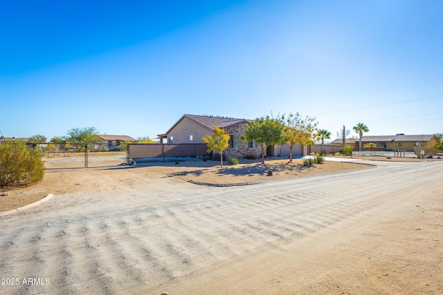 view of front of property