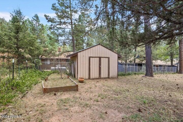 view of outbuilding