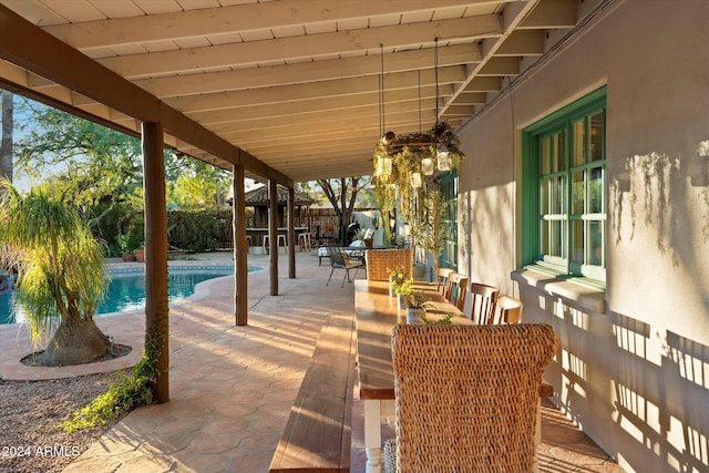 view of patio