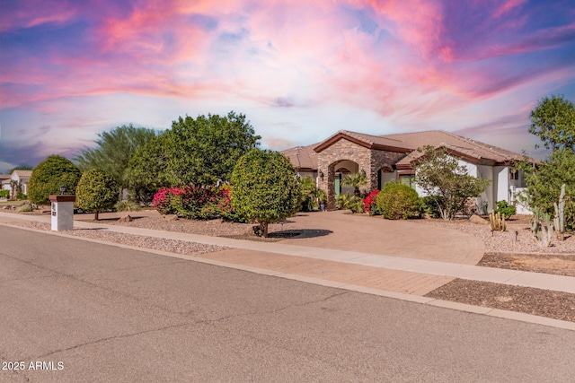 view of mediterranean / spanish-style home