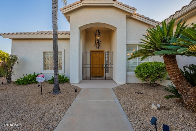 view of property entrance