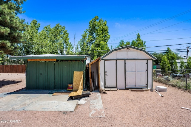 312 W Saddle Ln, Payson, AZ 85541 - view of shed featuring a fenced backyard