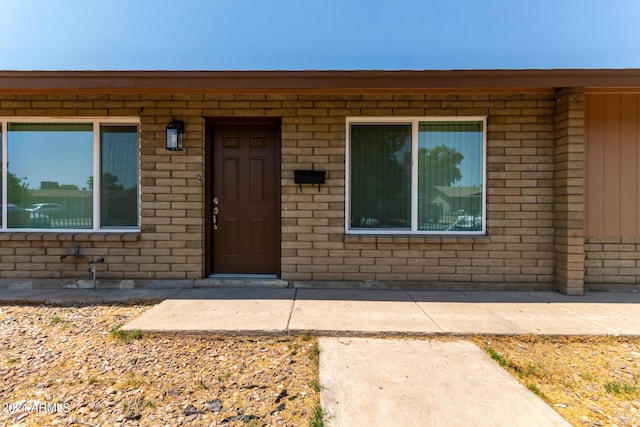 view of entrance to property