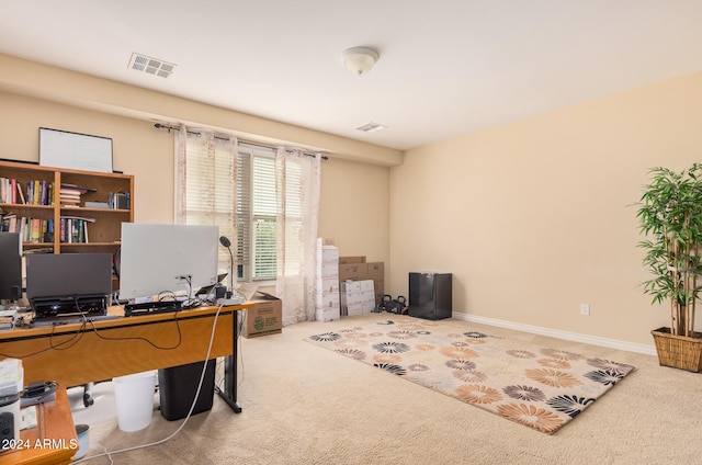 office featuring carpet floors