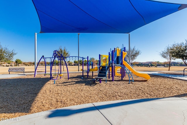 view of play area