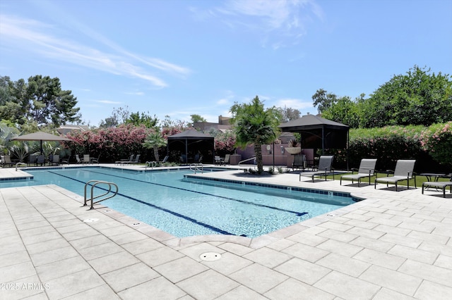 pool featuring a patio