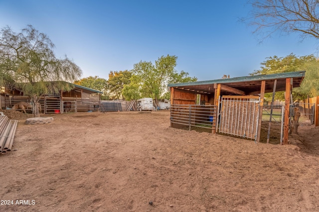 6415 W Roosevelt St, Phoenix, AZ 85043 - view of yard with an exterior structure and an outbuilding