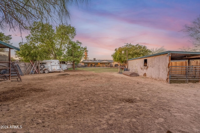 6415 W Roosevelt St, Phoenix, AZ 85043 - view of yard with an outdoor structure and an exterior structure