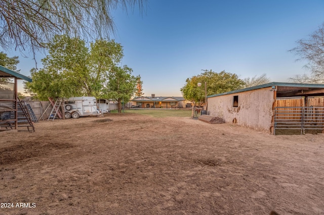 6415 W Roosevelt St, Phoenix, AZ 85043 - view of yard with an outdoor structure and an exterior structure
