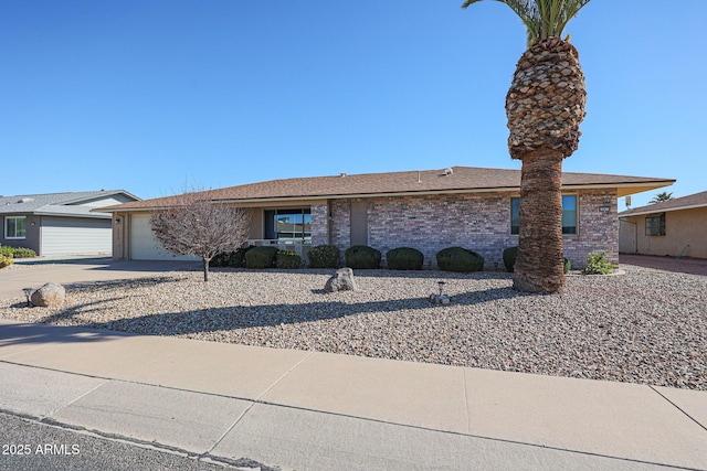 ranch-style house with a garage