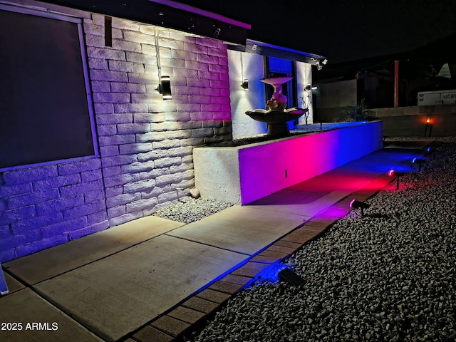 8202 W Turney Ave, Phoenix, AZ 85033 - view of patio at twilight