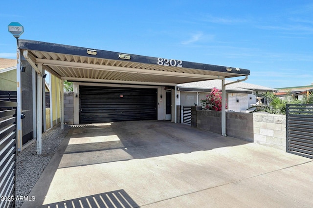 8202 W Turney Ave, Phoenix, AZ 85033 - view of front of property with driveway and an attached garage