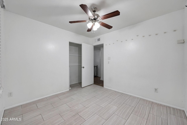 8202 W Turney Ave, Phoenix, AZ 85033 - unfurnished bedroom with a closet and ceiling fan