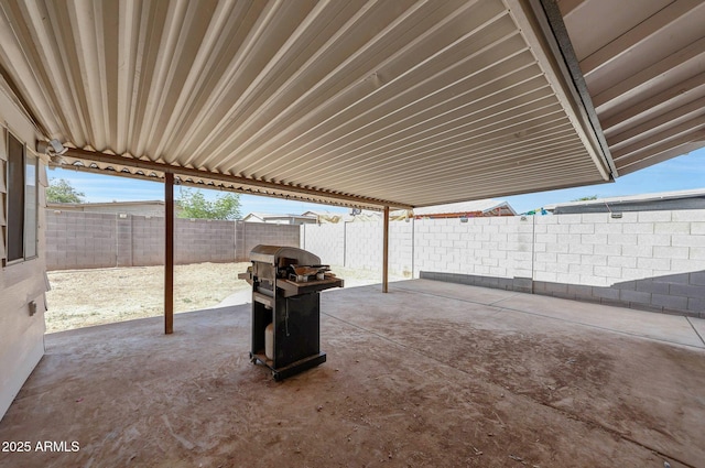 8202 W Turney Ave, Phoenix, AZ 85033 - fenced backyard with a patio area and a grill