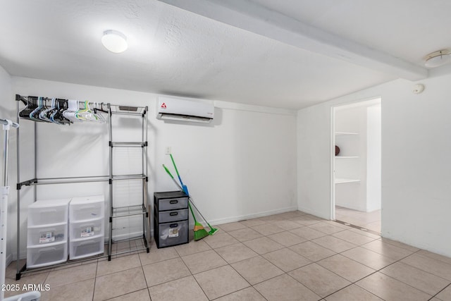 2064 W 2nd St, Mesa, AZ 85201 - unfurnished bedroom with a wall mounted AC and tile patterned flooring