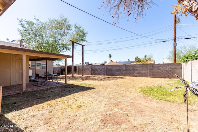 2064 W 2nd St, Mesa, AZ 85201 - fenced backyard featuring a patio