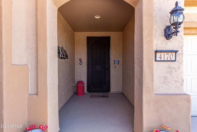 view of entrance to property