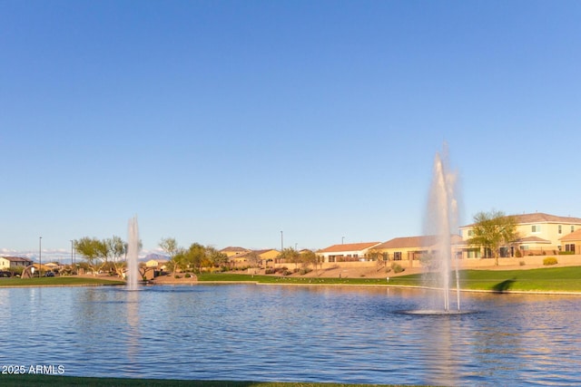 view of water feature