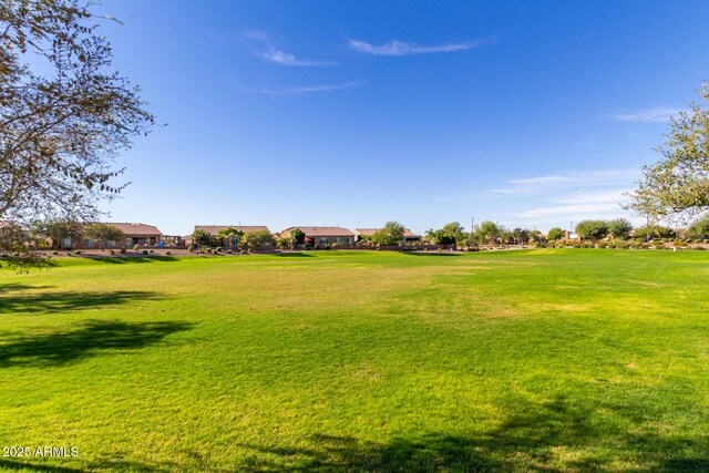 view of home's community featuring a yard