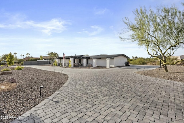 view of ranch-style house