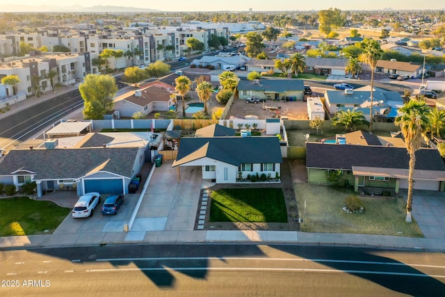 drone / aerial view