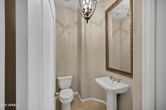 13945 E Gail Rd, Scottsdale, AZ 85259 - bathroom featuring toilet and tile patterned flooring