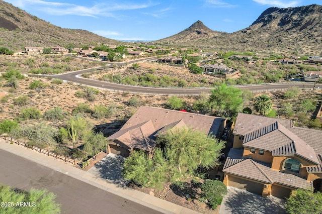 13945 E Gail Rd, Scottsdale, AZ 85259 - aerial view of residential area with a mountainous background