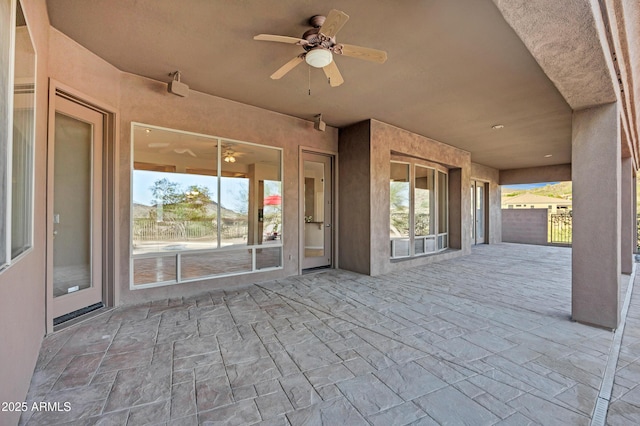 13945 E Gail Rd, Scottsdale, AZ 85259 - view of patio with ceiling fan