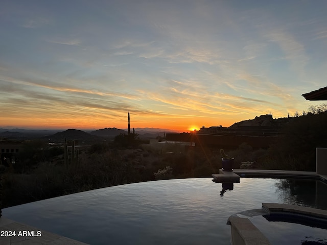 11070 E Rolling Rock Dr, Scottsdale, AZ 85262 - water view featuring a mountain view
