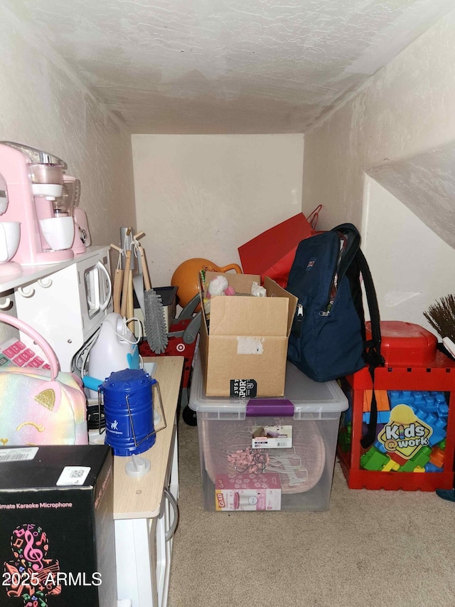 view of storage room