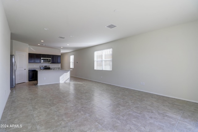 view of unfurnished living room