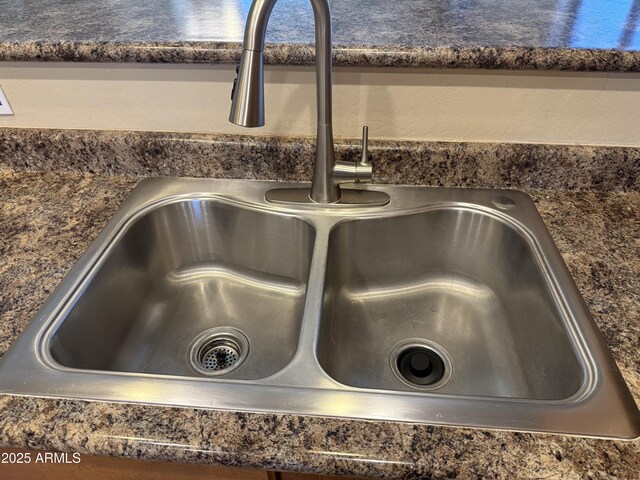 4117 W Allen St, Laveen, AZ 85339 - kitchen view of a sink and dark countertops