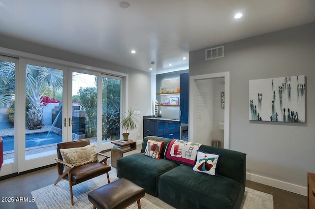 view of living room