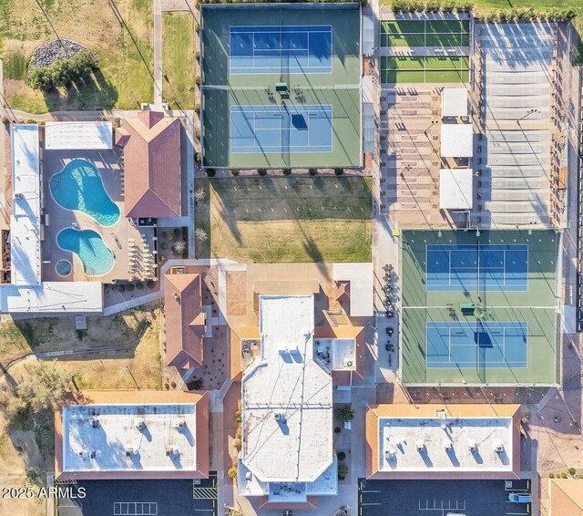 4019 E Calypso Ave, Mesa, AZ 85206 - drone / aerial view of a pool area