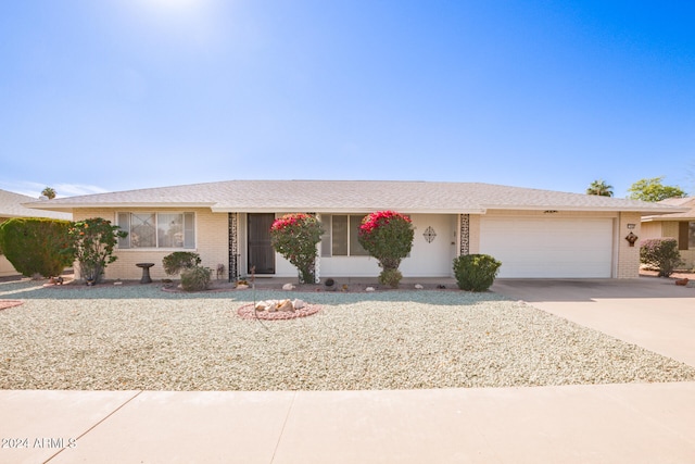 ranch-style house with a garage