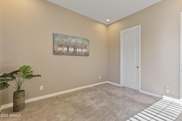 6918 E Ivyglen St, Mesa, AZ 85207 - carpeted empty room with baseboards and recessed lighting