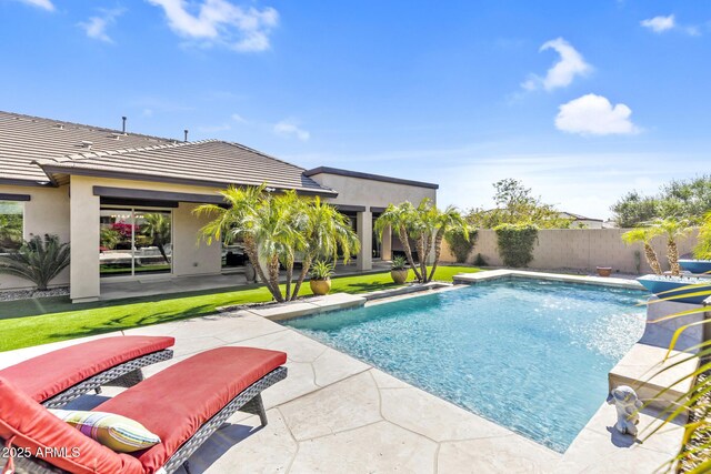 6918 E Ivyglen St, Mesa, AZ 85207 - view of pool featuring a patio area