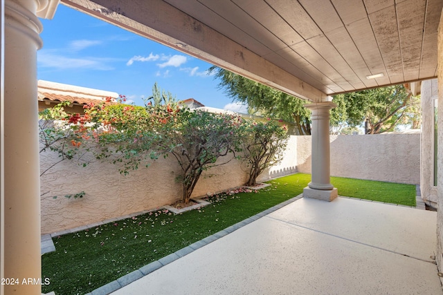 view of patio